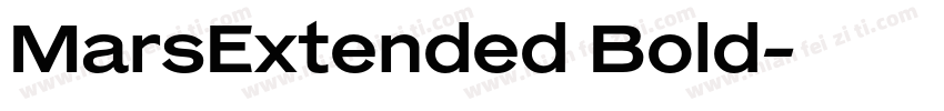 MarsExtended Bold字体转换